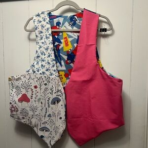 Reversible owl and football Vest XL